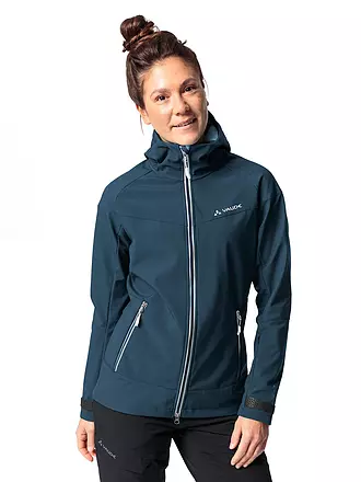 VAUDE | Chaqueta softshell para mujer All Year Elope | dunkelblau